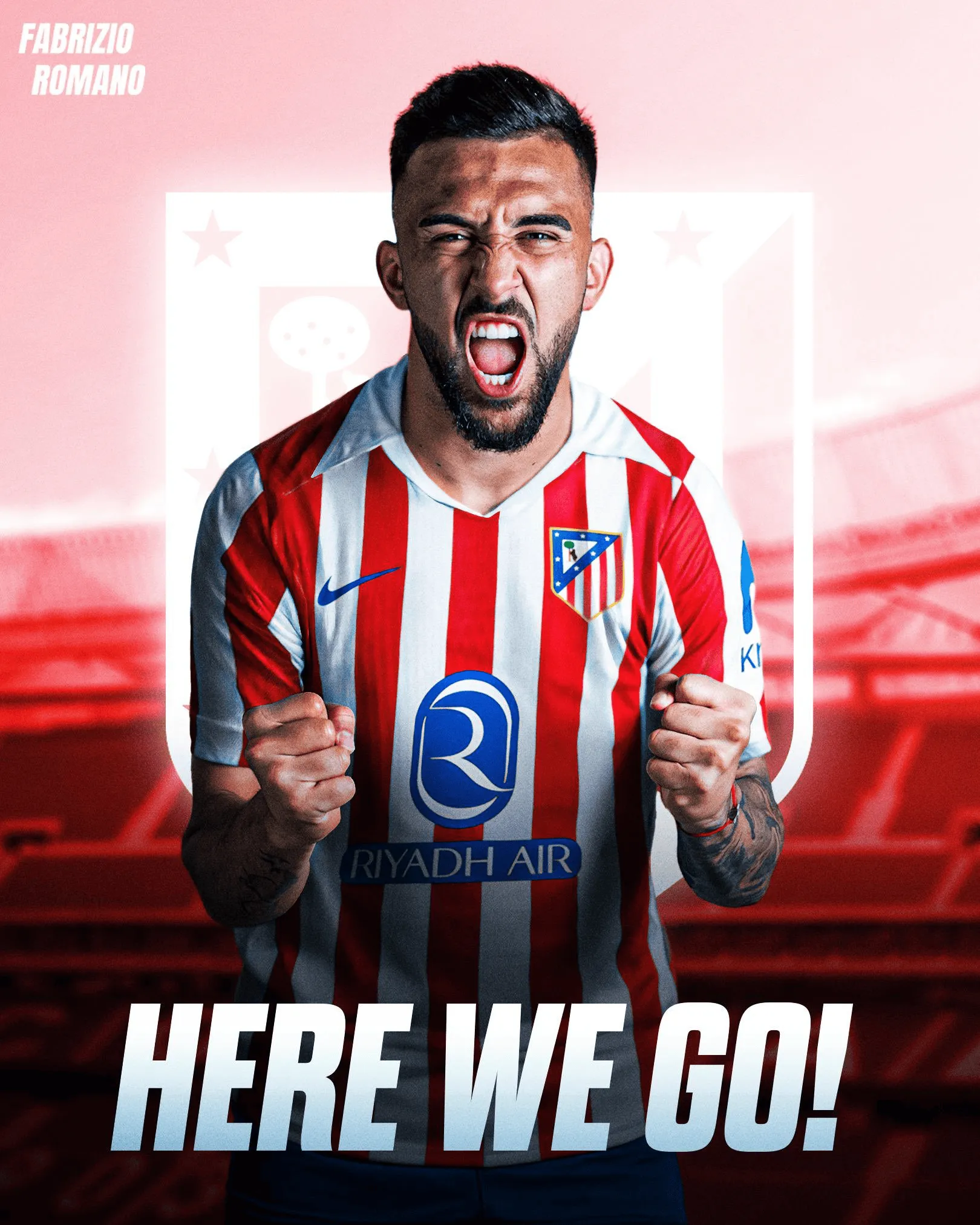 HWG！罗马诺：马竞租借+条件买断签冈皇，转会总价33M