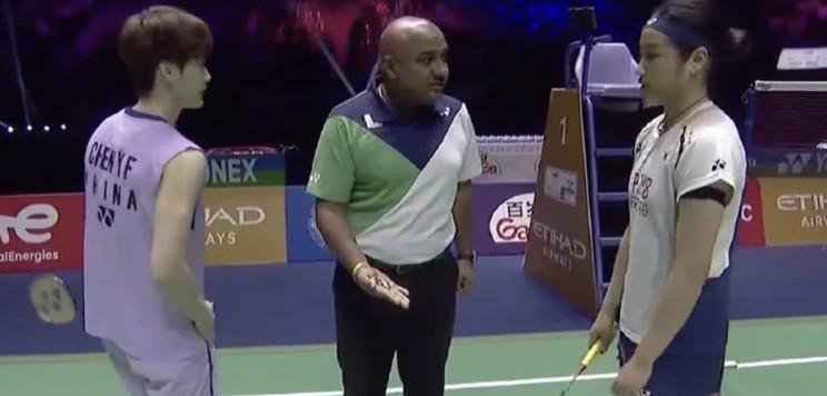 bob半岛体育平台-陈雨菲回复安洗莹鼓励：谢谢你的祝福，你是我最敬佩的对手